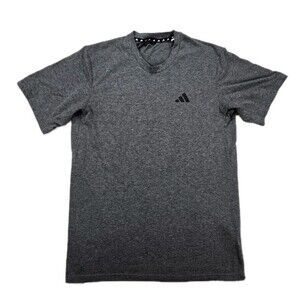 Mens Adidas Train Essentials Feel Ready Training T Shirt Gray Medium Aeroready